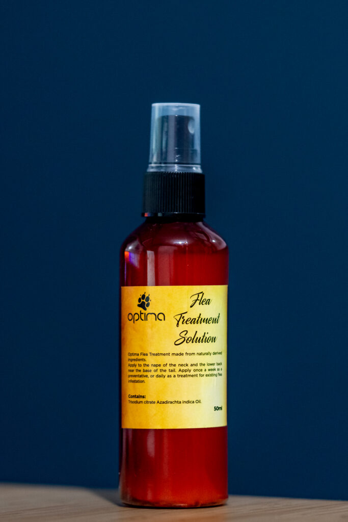 How to treat Flea Allergy Dermatitis with Optima Canine Products Triple Approach
